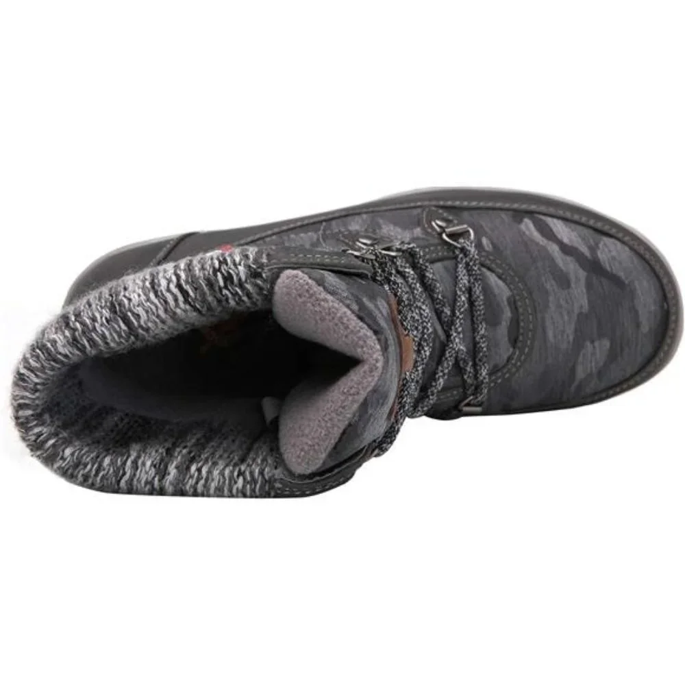 Women's Snow Boots Insulated Waterproof Winter Boots Warm Fur Lined Booties - Picture 5 of 5